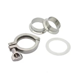 Sanitary Stainless Steel 304 Silicone Clamp Ferrule Assembly