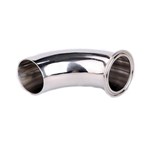 IDF Sanitary Stainless Steel 45 Degree Clamp Mirror polish Elbow Bend