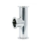 Sanitary Stainless Steel 45 Degree Elbow Type Mirror Polished Surface Tee
