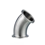 Sanitary Stainless Steel 45 Degree Pipe Elbow Bend