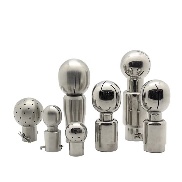 Sanitary Stainless Steel Bolted Rotary Oval Spray Ball