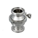 Sanitary Stainless Steel Clamp Type Thread Check Valve