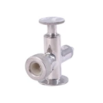 Sanitary Stainless Steel Clamped Liquid Level Gauge With Sampling Valve