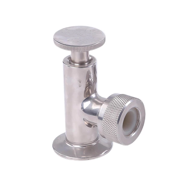 Sanitary Stainless Steel Clamped Liquid Level Gauge With Sampling Valve