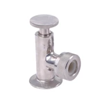 Sanitary Stainless Steel Clamped Liquid Level Gauge With Sampling Valve