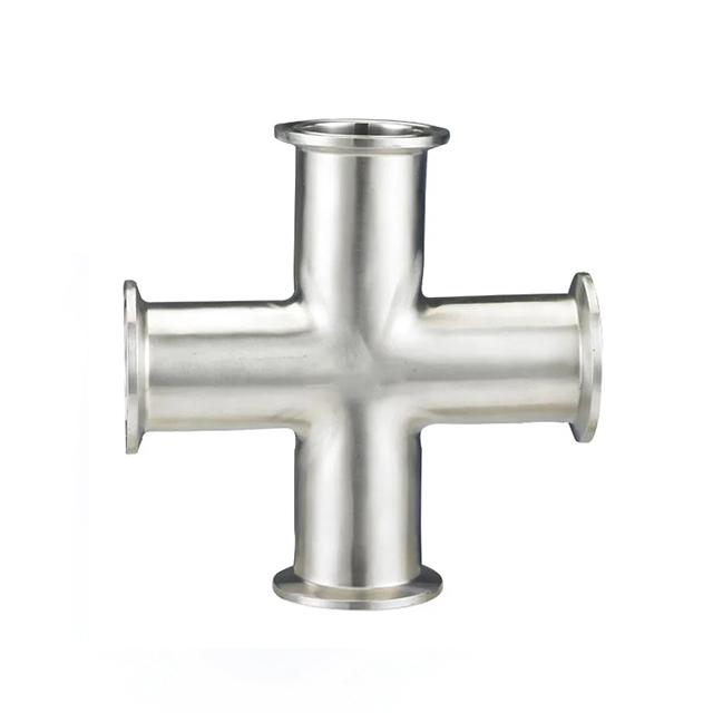 Food Grade Stainless Steel Cross Fitting DN6 to DN1400