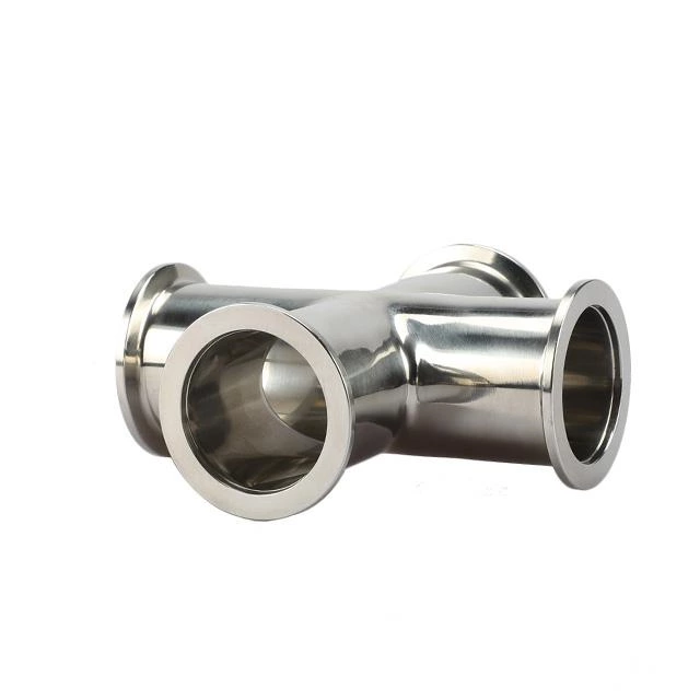 Sanitary Stainless Steel Connection Forged Equal Long Cross