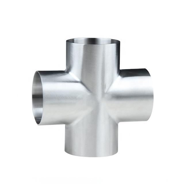 Food Grade Stainless Steel Cross Fitting DN6 to DN1400