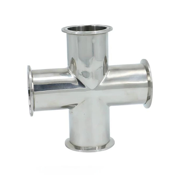 Sanitary Stainless Steel Connection Forged Pipe Fitting Cross