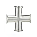 Sanitary Stainless Steel Connection Forged Pipe Fitting Cross