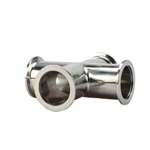 Sanitary Stainless Steel Connection Forged Pipe Fitting Cross