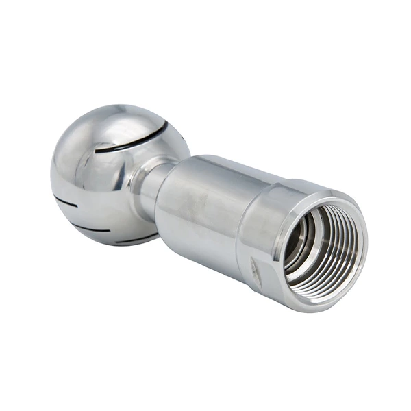 Sanitary Stainless Steel Female Thread Rotary Spray Cleaning Ball