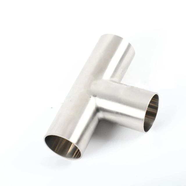 Sanitary Stainless Steel Long Equal Welding Type Tee