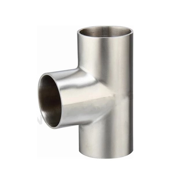 Sanitary Stainless Steel Long Equal Welding Type Tee