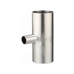 Sanitary Stainless Steel Long Reducing Pipe Fitting Tee