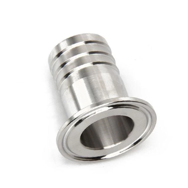 Sanitary Stainless Steel Pipe Clamp End Hose Adapter