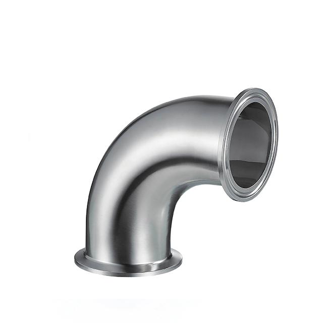 ASTM A420 Sanitary Stainless Steel Pipe Fitting Clamp Elbow