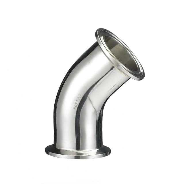 Sanitary Stainless Steel Pipe Fitting Clamp Elbow Bend