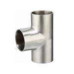 Sanitary Stainless Steel Pipe Fitting Long Equal Tee