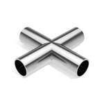 Sanitary Stainless Steel Pipe Fitting Welding Type Cross