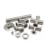 3A Sanitary Stainless Steel Pipe Fitting Welding Type Cross