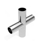 3A Sanitary Stainless Steel Pipe Fitting Welding Type Cross