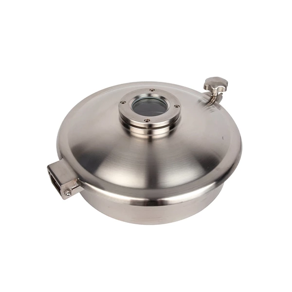 Sanitary Stainless Steel Round Manhole Cover with Sight Glass