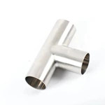 Sanitary Stainless Steel Short Welding Pipe Fitting Tee