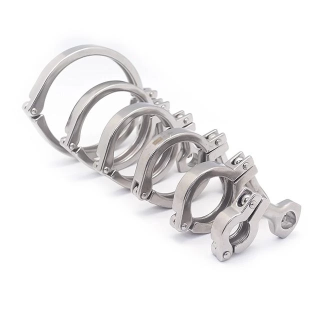 Sanitary Stainless Steel Single Pin Clamp Ferrule Assembly