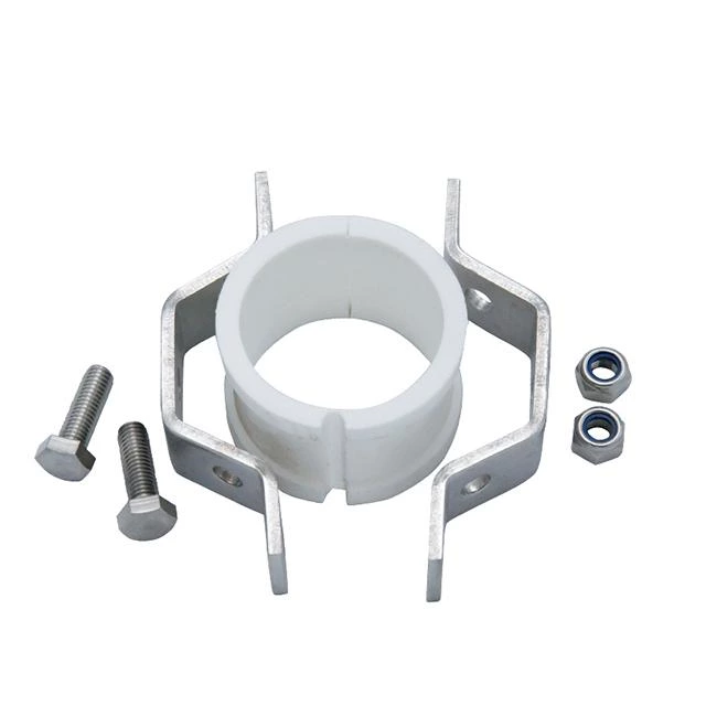 Sanitary Stainless Steel White Gasket Hexagon Pipe Holder