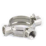 Sanitary Stainless Steel White Gasket Hexagon Pipe Holder