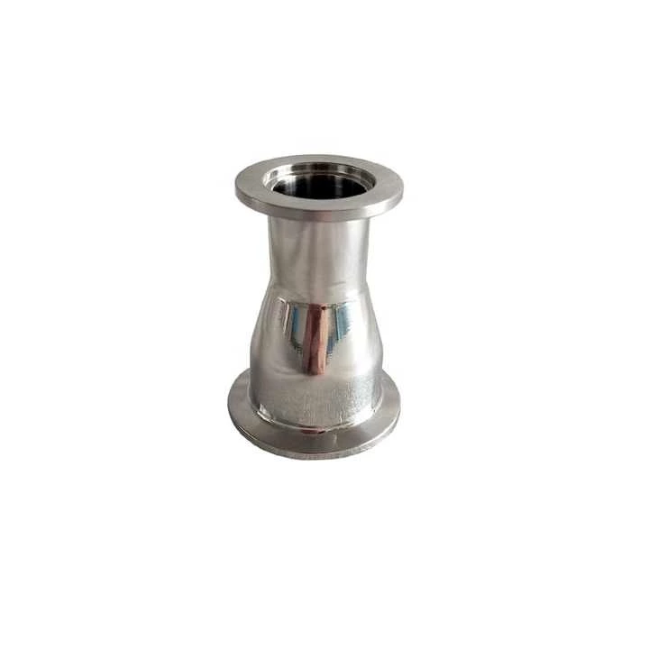 Stainless Steel 304 Conical Adapter KF25 to 1.5inch Tri Clamp Sanitary Tube Fitting Concentric Reducers