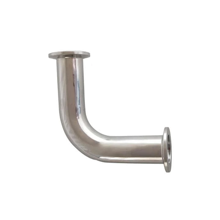 Stainless Steel 304 ISO-KF Vacuum Flange 90 Degree Elbow Fittings with Tangents