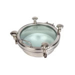 Hygienic Round Tank Manway with Full Sight Glass