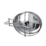 Stainless Steel Sanitary Oval Inward Tank Manways with Bevel Edge