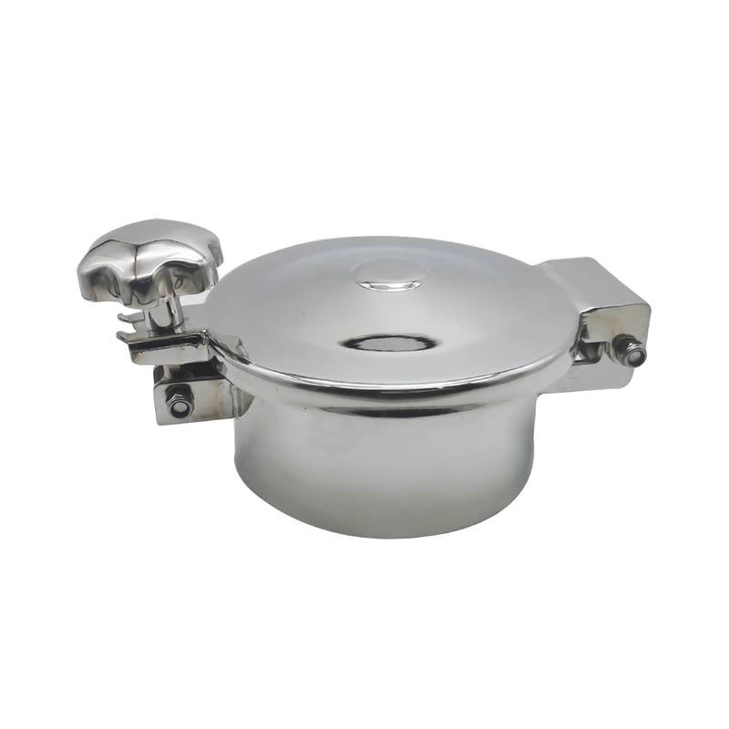 Stainless Steel Sanitary Tank Manway with One Handle