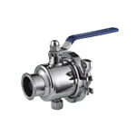 Stanitary Stainless Steel Quick Install Ball Valve