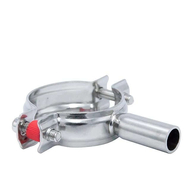 TH5 Sanitary Stainless Steel Fitting Round Pipe Holder