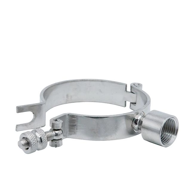 TH7M Sanitary Stainless Steel Thread Round Pipe Holder