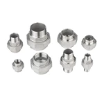 Stainless Steel Pipe Fittings 304 316 1/4"-4" NPT/BSPT Female Threaded Union