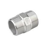 Stainless Steel Pipe Fittings 2" NPT/BSPT Hexagon Threaded Nipple