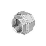 Stainless Steel Pipe Fitting Copling Forged Sliding Female Threded Connector Union