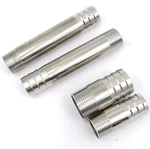 Stainless Steel Pipe Fitting Male X Hose Barb Hosetail Barrel Nipple