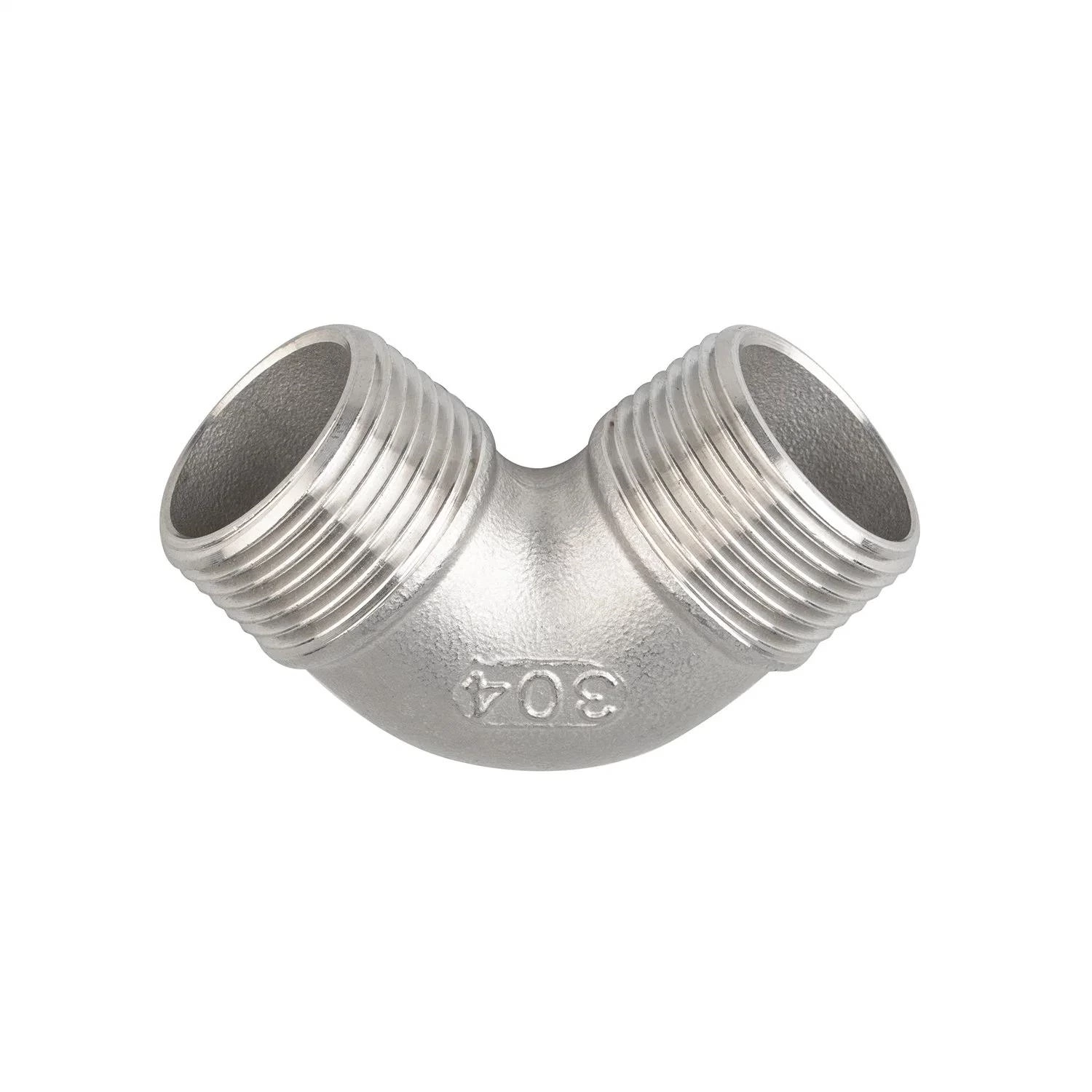 Stainless Steel Pipe Fitting 150lb 1" Male Threaded 90 Degree Elbow