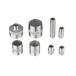 Pipe Fittings 304 316L BSPT NPT 2" Male Reducing Hex Nipple