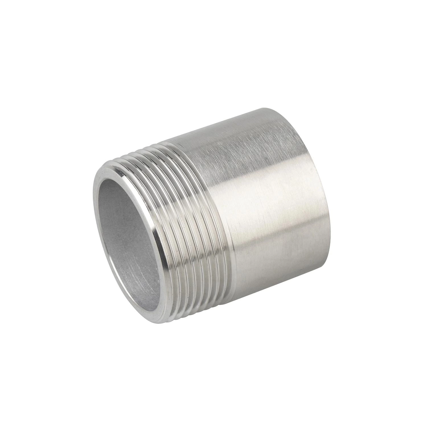 Stainless Steel Pipe Fitting 304 316L Male Thread Nipple