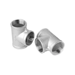 Customized Stainless Steel Pipe Female Thread Equal Tee Manufacturer