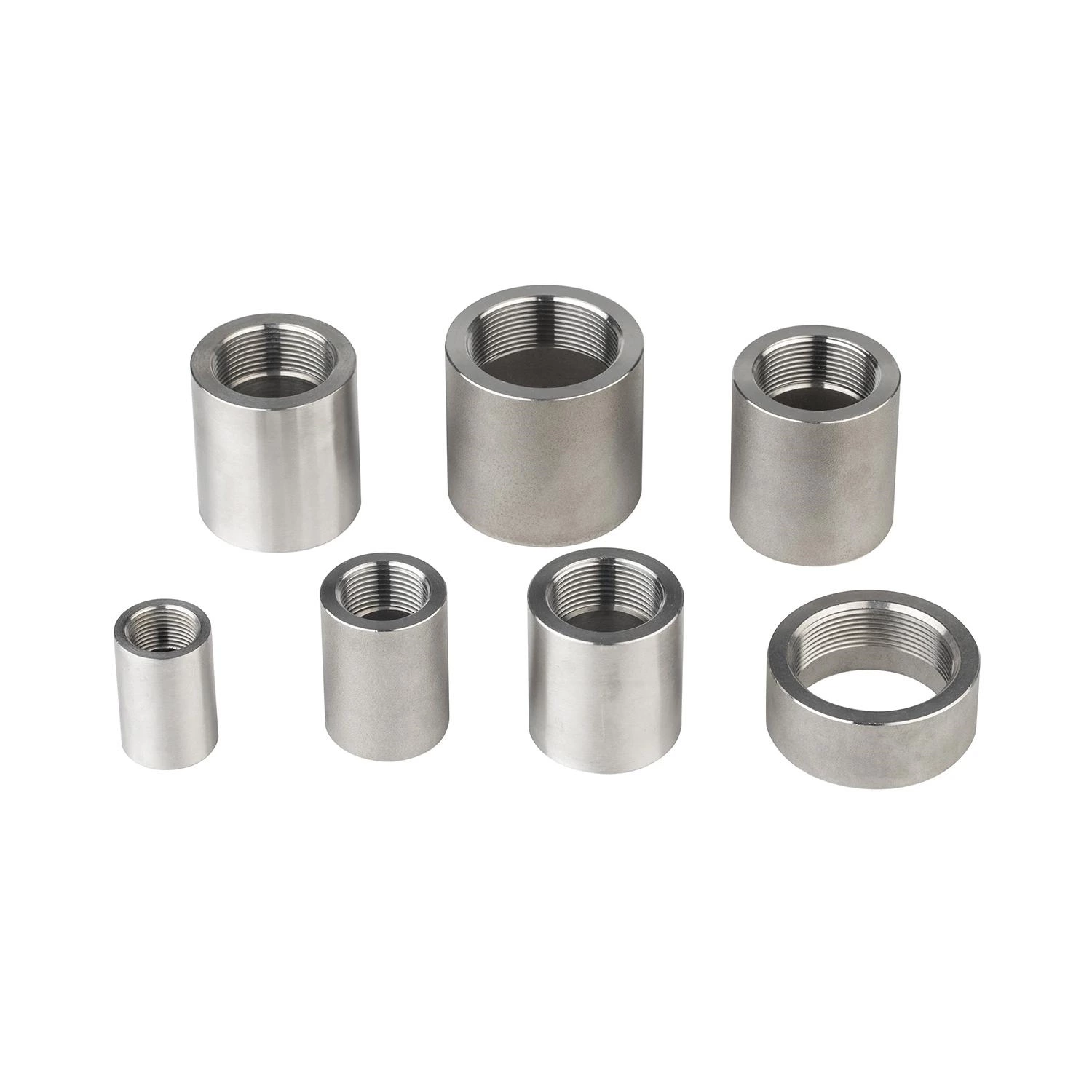 Stainless Steel Pipe Fittings 304 1/8"-4" NPT/BSPT Female Thread Coupling