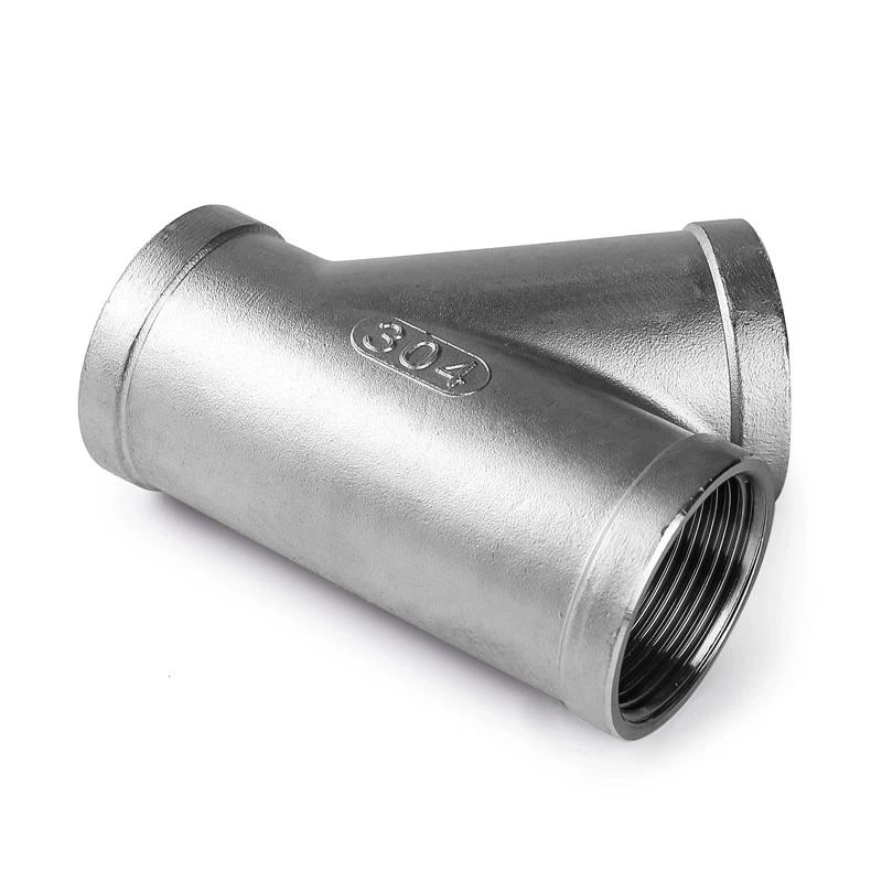 NPT BSPT Threaded Stainless Steel Material Threaded Pipe Fittings Euqal Tee SS304&316