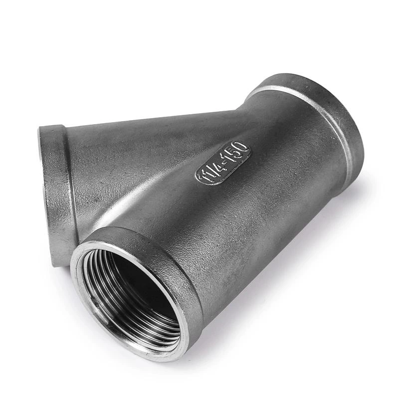 NPT BSPT Threaded Stainless Steel Material Threaded Pipe Fittings Euqal Tee SS304&316